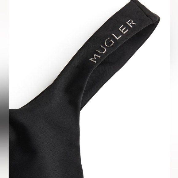 MUGLER x H&M Black Halterneck Cut-out Swimsuit Bodysuit 0 / 32/ XS - Picture 4 of 4